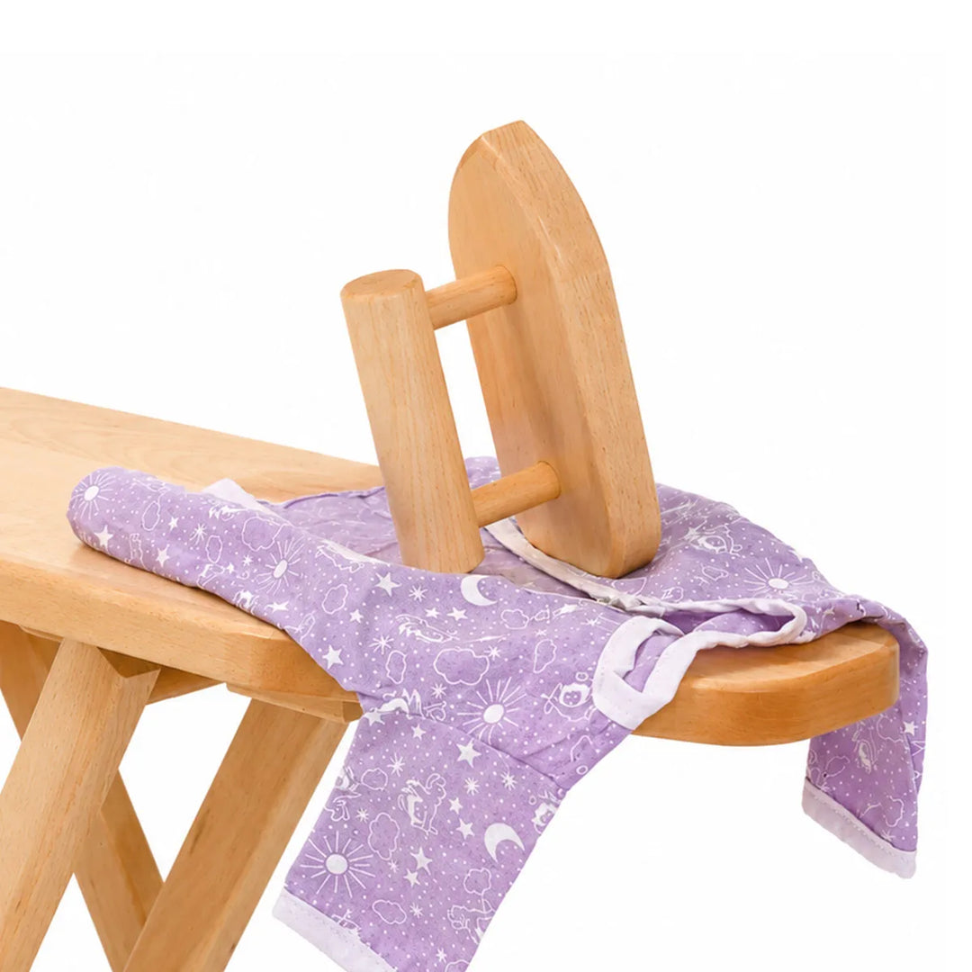 Solid maple wood iron kids toy lifestyle