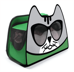 Goldtex - PrimeTime Petz KittyPak Collapsible Backpack Cat Carrier Deep Green