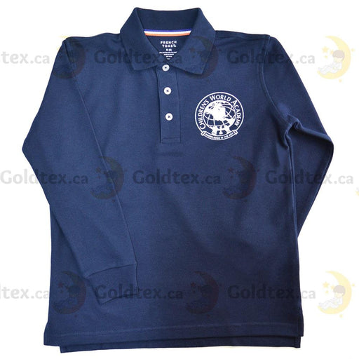 Goldtex® - CWA - Long Sleeved School Uniform Polo with Logo