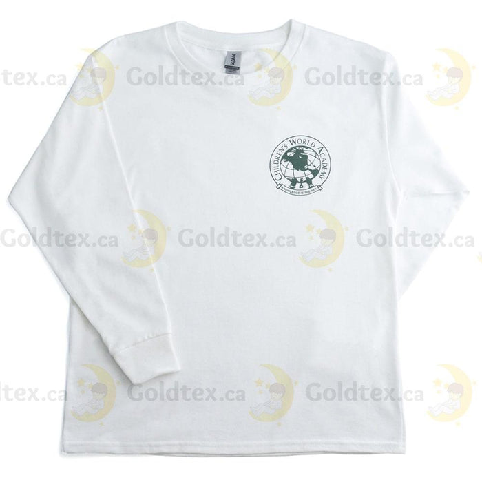 Goldtex® - CWA - Long Sleeved School Uniform T-Shirt with Logo