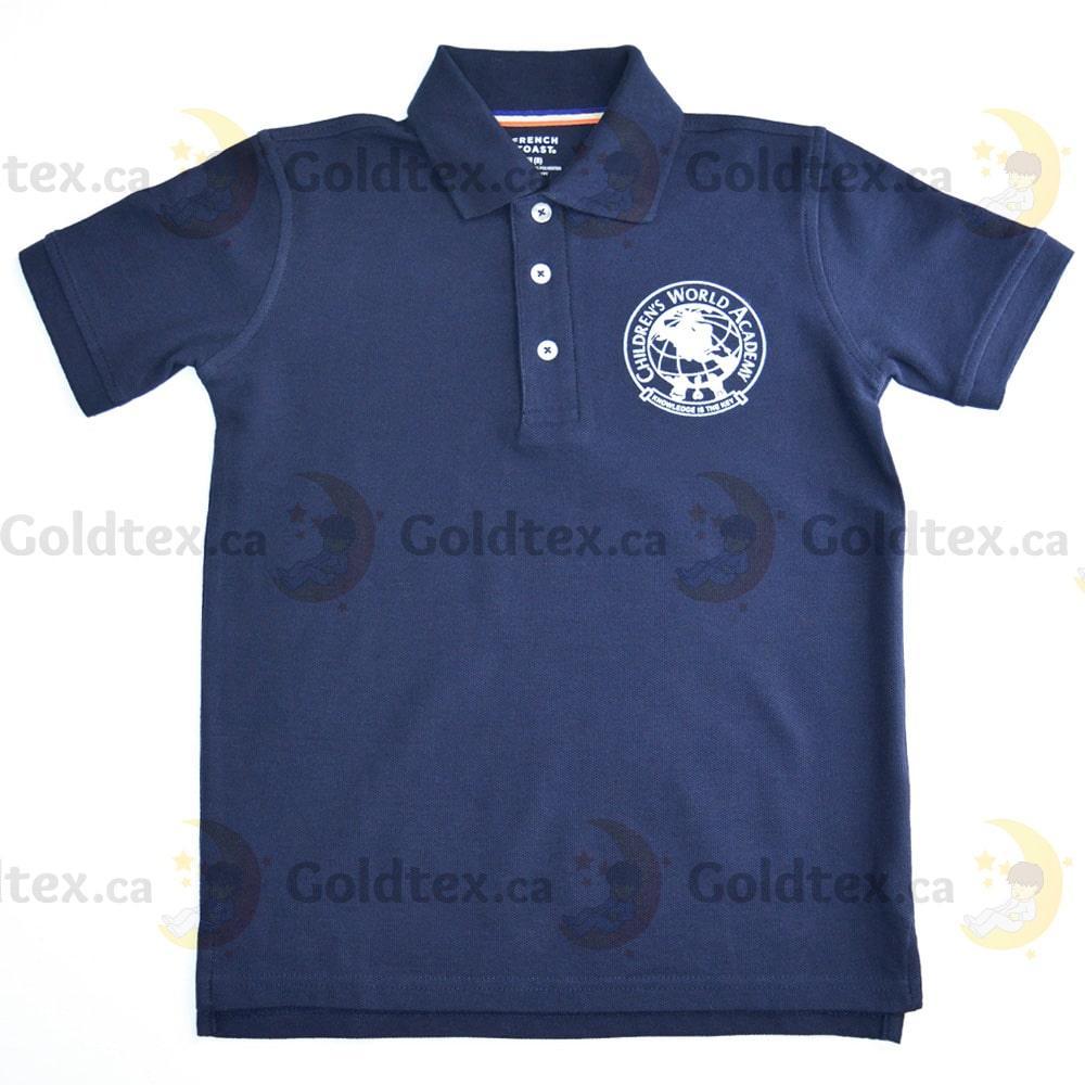Goldtex® - CWA - Short Sleeved School Uniform Polo with Logo