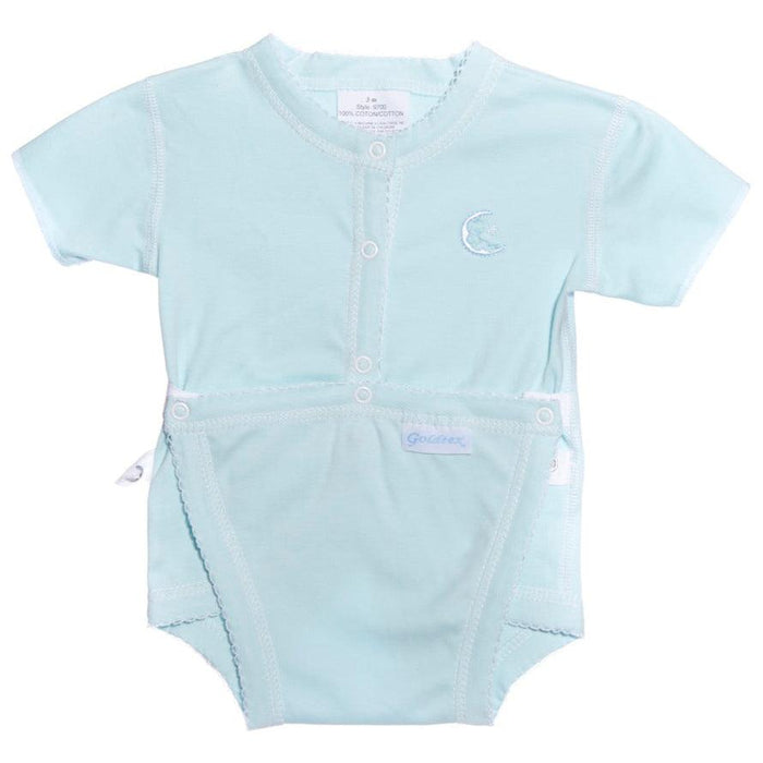 Goldtex® - Diaper Vest | 100% Cotton | Full Body Snap Closure | Preemie, 12, 18, 24 Months | Made in Canada
