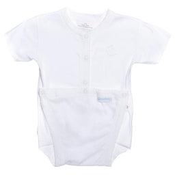 Goldtex® - Diaper Vest | 100% Cotton | Full Body Snap Closure | Preemie, 12, 18, 24 Months | Made in Canada