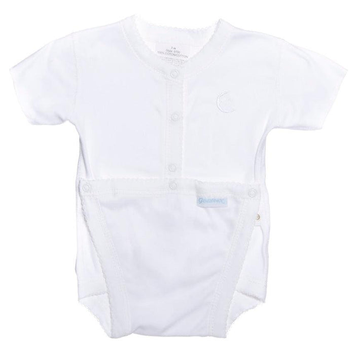 Goldtex® - Diaper Vest | 100% Cotton | Full Body Snap Closure | Preemie, 12, 18, 24 Months | Made in Canada