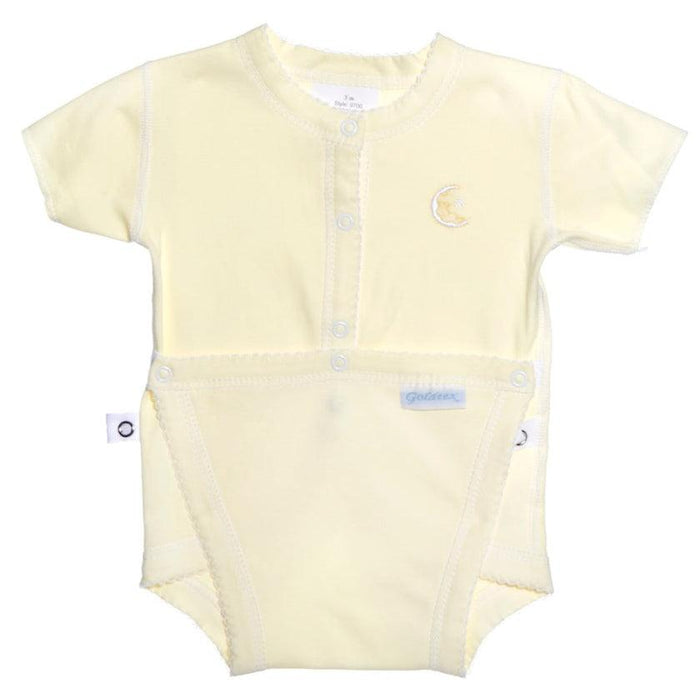 Goldtex® - Diaper Vest | 100% Cotton | Full Body Snap Closure | Preemie, 12, 18, 24 Months | Made in Canada