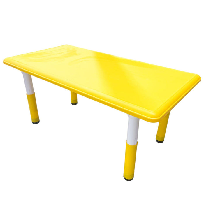 Goldtex® - Durable Rectangular Daycare Table – Adjustable Height Kids Table (47 x 24")