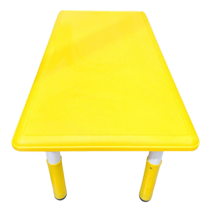 Goldtex® - Durable Rectangular Daycare Table – Adjustable Height Kids Table (47 x 24")