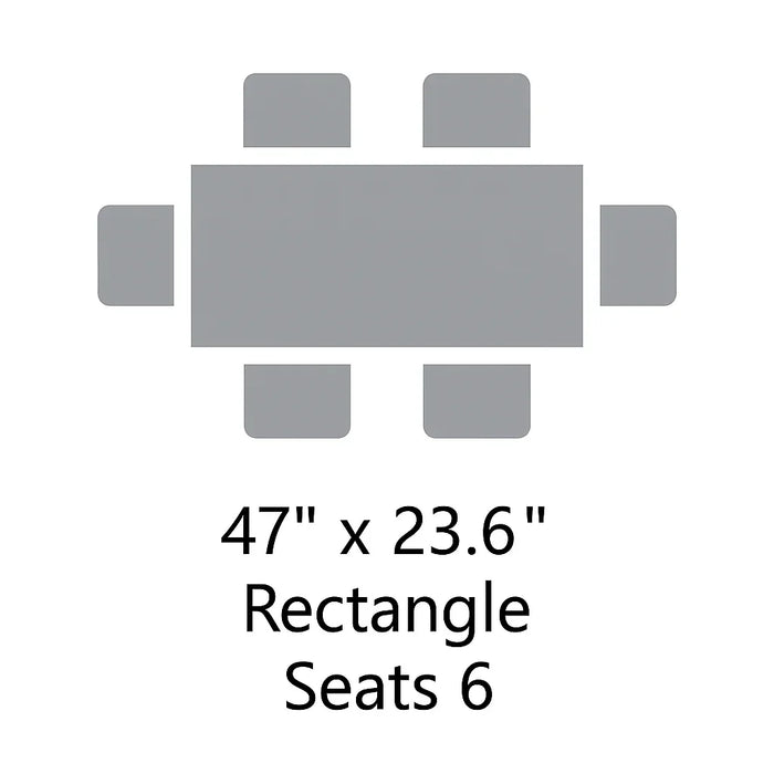 Goldtex® - Durable Rectangular Daycare Table – Adjustable Height Kids Table (47 x 24")