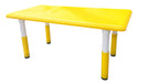 Goldtex® - Durable Rectangular Daycare Table – Adjustable Height Kids Table (47 x 24")