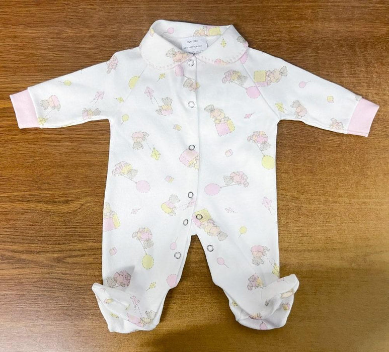 Goldtex® - Goldtex Footed Baby Pyjamas - Teddy Bear Prints