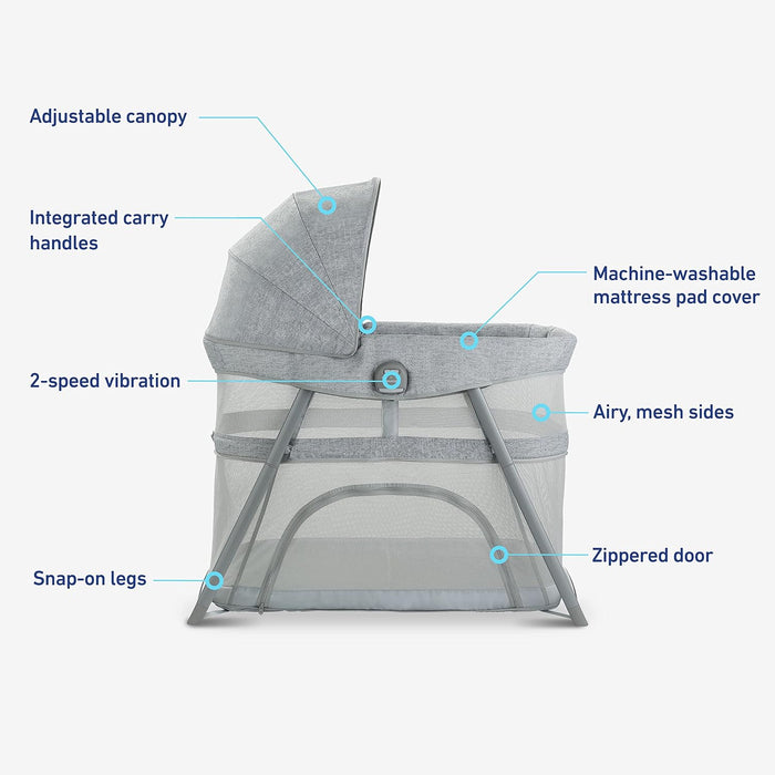 Graco DreamMore 3-in-1 Portable Bassinet & Travel Playard