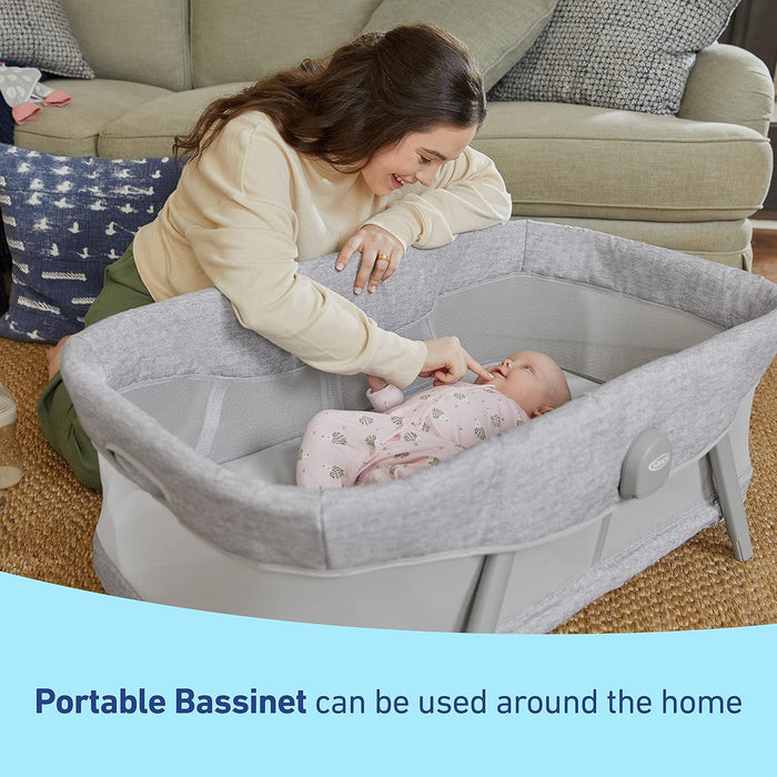 evenflo loft portable bassinet sheets Graco DreamMore 3-in-1 Portable Bassinet and Travel Playard — Goldtex