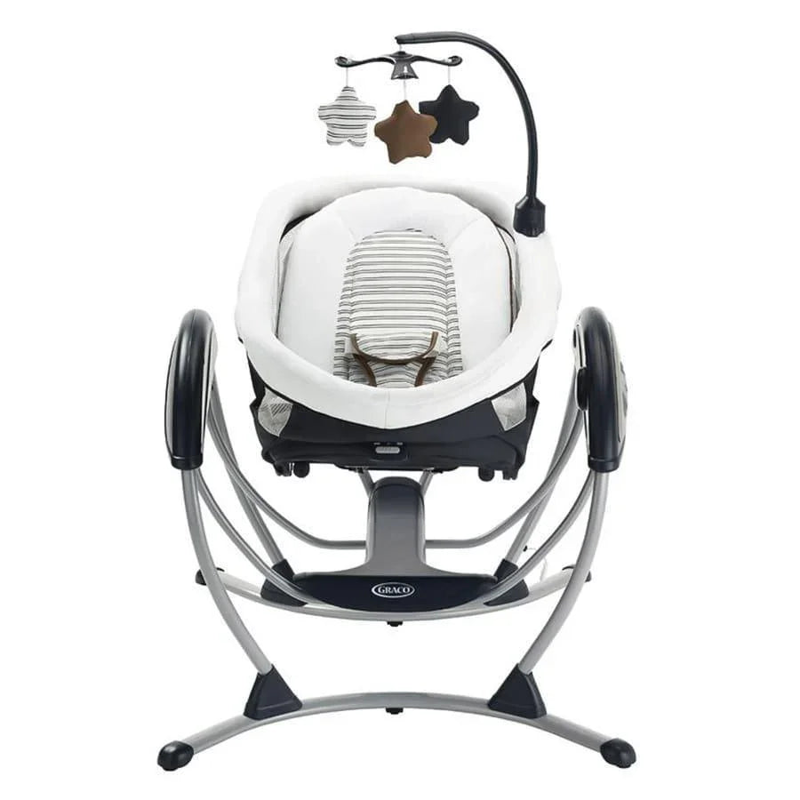 Graco DuoGlider Gliding Swing – Converts to Rocker with One-Hand Recline