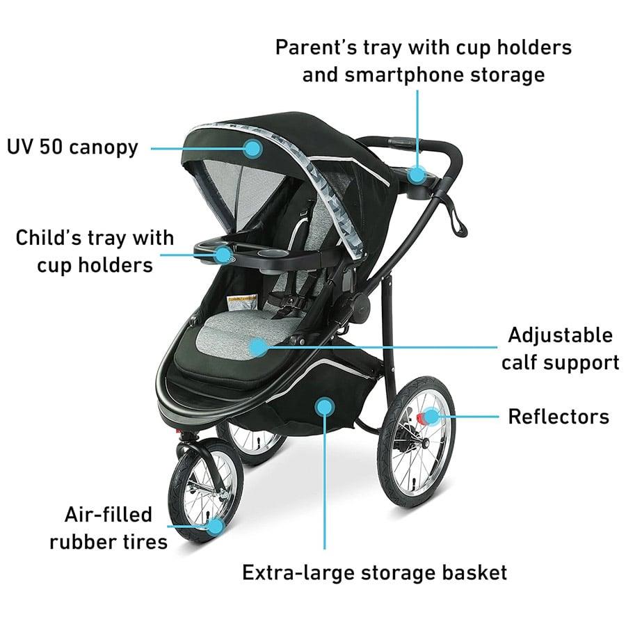 Graco® - Graco Modes Jogger 2.0 Travel System Baby Stroller and Car Seat Combo