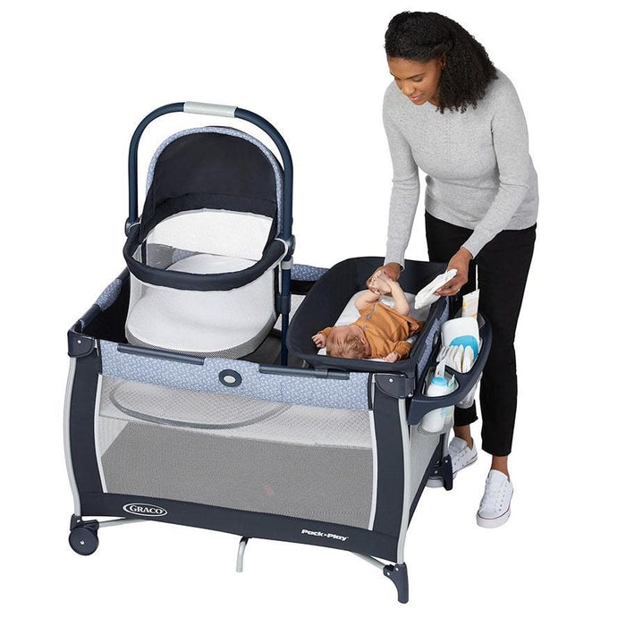 Graco Pack 'n Play Day2Dream Bassinet Playard – Rainier Goldtex