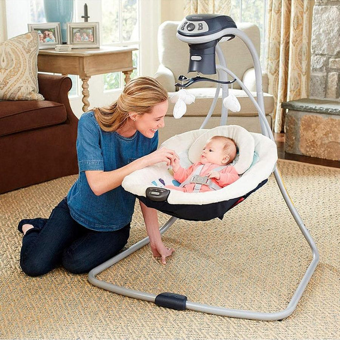 Graco Simple Sway LX Swing with Multi Direction Seat Hutton