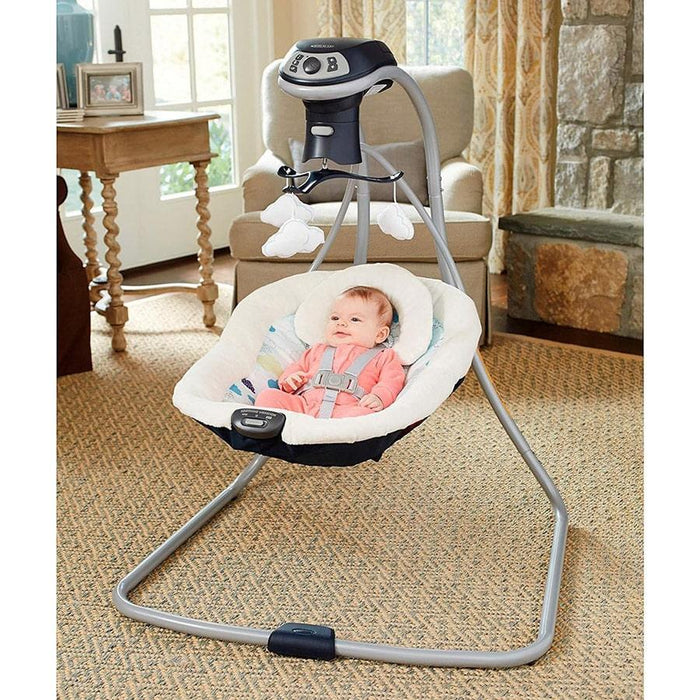 Balançoire Bébé 3 En 1 Évolutive - Siège Balançoire Enfant Intérieur Extérieur Avec Ceinture Sécurité Et Dossier Amovible