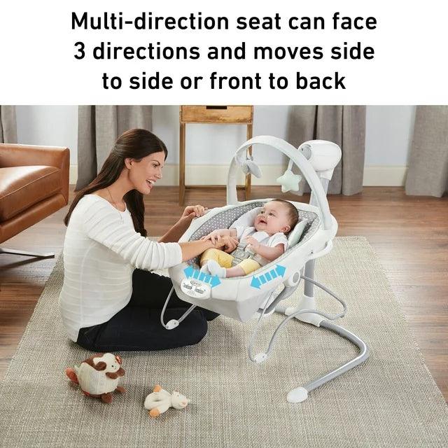 Graco® - Graco Soothe 'n Sway LX Swing with Portable Rocker - Rainier