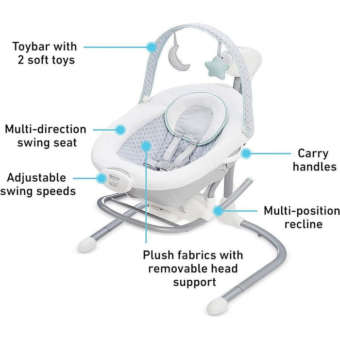 Graco® - Graco Soothe 'n Sway Swing with Portable Rocker - Phelps