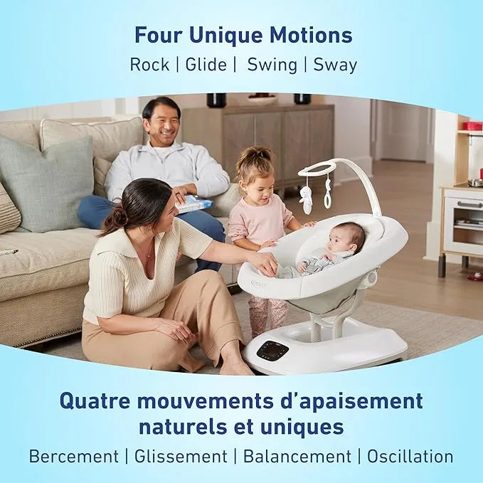Graco® SmartSense Soothing Baby Swing with Cry Detection Technology