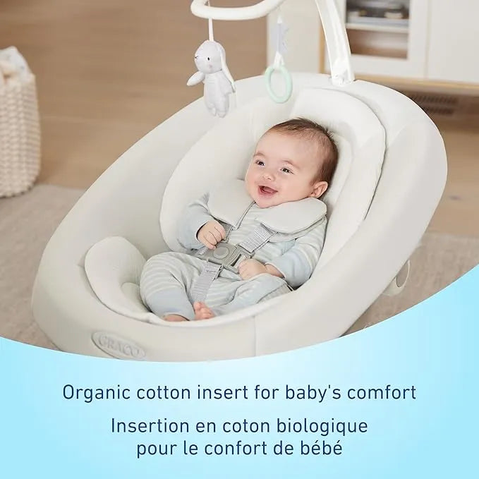 Graco® SmartSense Soothing Baby Swing with Cry Detection Technology