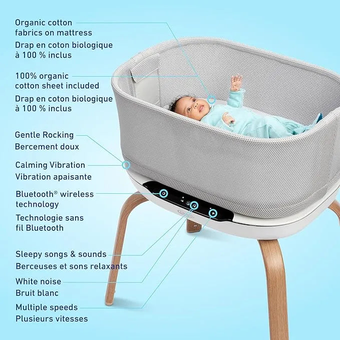 Moïse apaisant Graco® SmartSense™ avec technologie de détection des pleurs