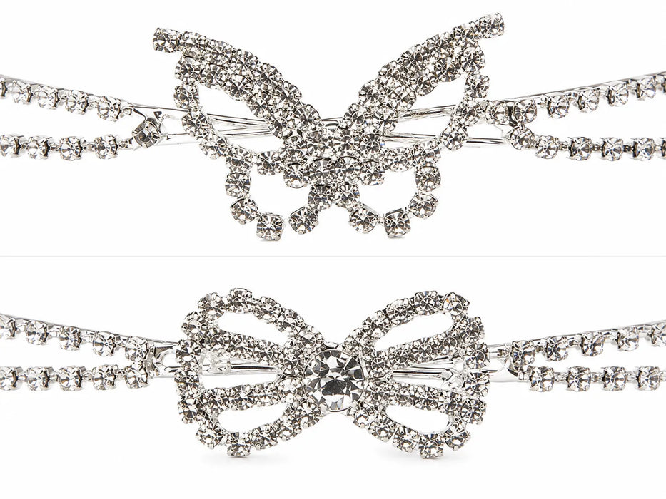 Great Pretenders® Butterfly & Bow Headband and Crystal Rhinestone Hair Accessory | Ages 3+