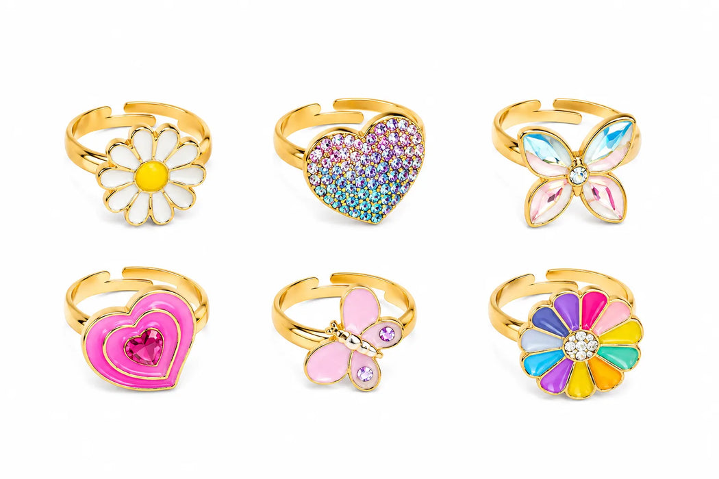 Great Pretenders® Bague Fidget Girly Spinner, 3 ans et +