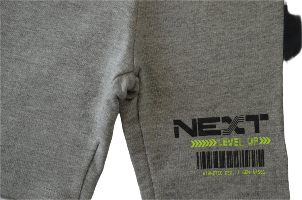 Green Jeans® - Green Jeans® Boys' Grey Sports Shorts with Black Side Panels & Neon Drawstring