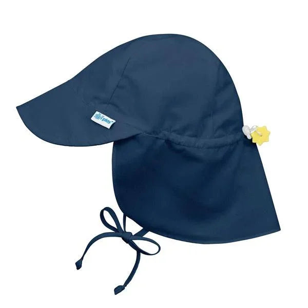 Green Sprouts® - Green Sprouts Baby & Toddler Flap I-Play Sun Protection Hat | UPF 50+ | NB to 4T
