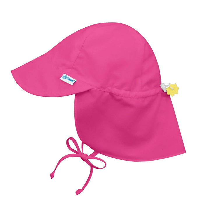 Green Sprouts® - Green Sprouts Baby & Toddler Flap I-Play Sun Protection Hat | UPF 50+ | NB to 4T