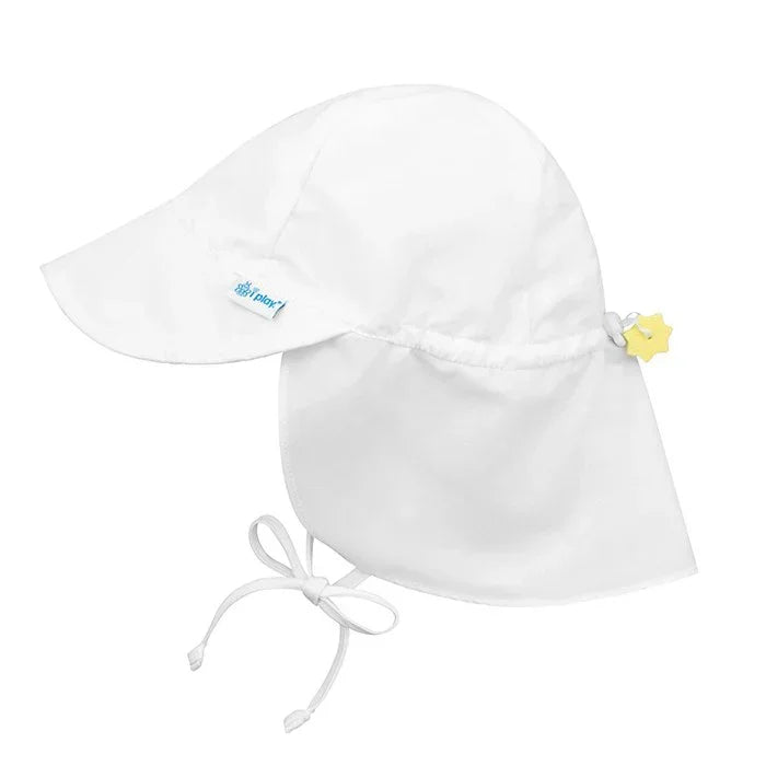 Green Sprouts® - Green Sprouts Baby & Toddler Flap I-Play Sun Protection Hat | UPF 50+ | NB to 4T