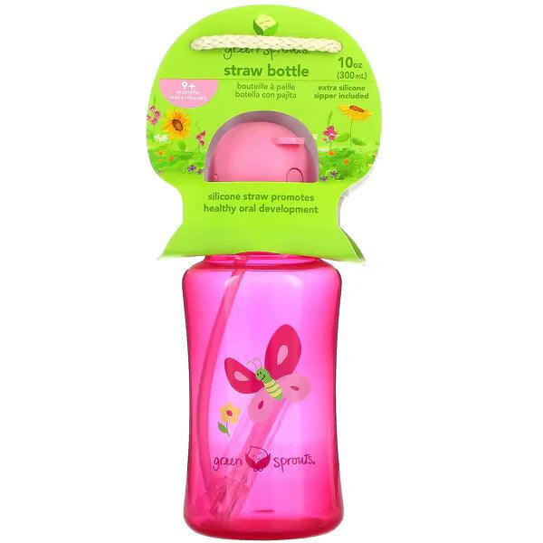 Green Sprouts® - Green Sprouts Children's Flip-Top Straw Bottle - 10oz. (300ml) - 1-Pack