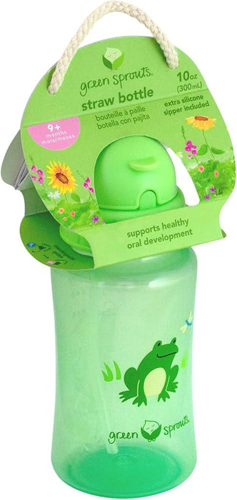 Green Sprouts® - Green Sprouts Children's Flip-Top Straw Bottle - 10oz. (300ml) - 1-Pack