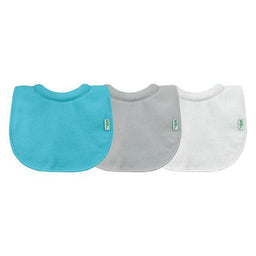 Green Sprouts® - Green Sprouts Stay-Dry Aqua Set Milk-Catcher Bib 2 PK