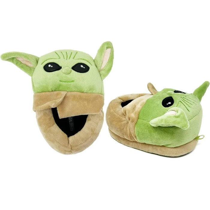 Ground Up Pantoufles Star Wars Bébé Yoda Mandalorian 3D pour enfants