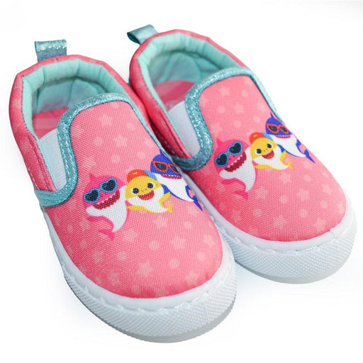 Ground Up - Ground Up Baby Shark Toddler Girls Canvas Shoes