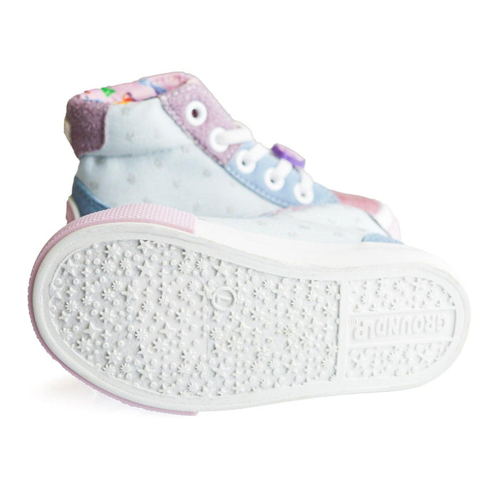 Ground Up - Ground Up Bluey Toddler Girls High Top Canvas Shoes - (Sizes 5T to 9T)