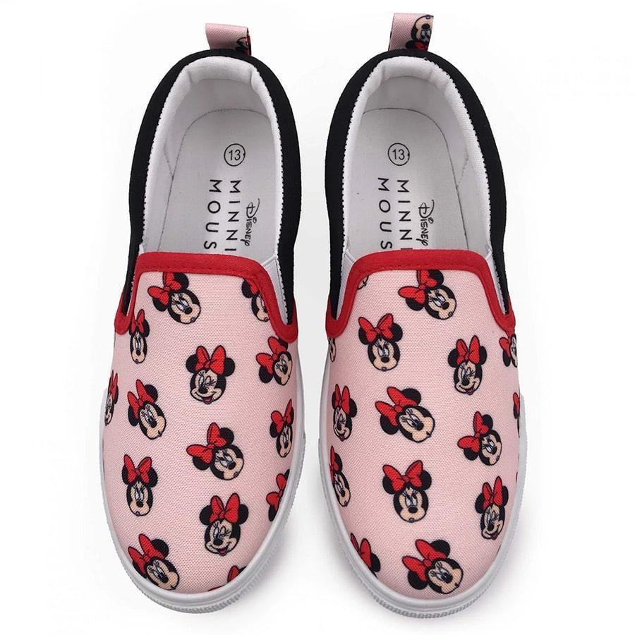 Ground Up - Ground Up Disney Minnie Mouse Youth Girls Canvas Slip-on Shoes