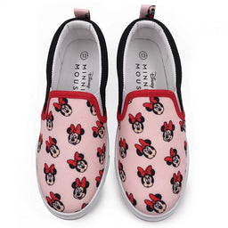 Ground Up - Ground Up Disney Minnie Mouse Youth Girls Canvas Slip-on Shoes