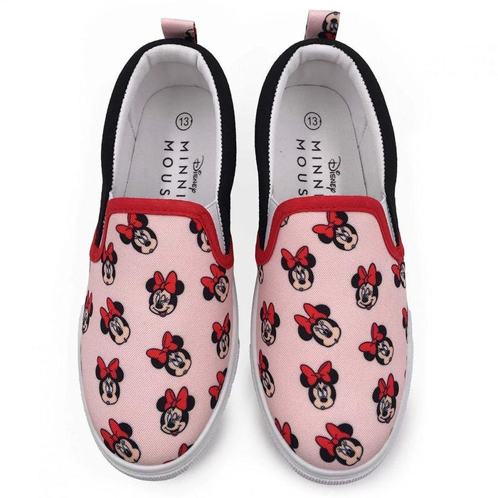 Ground Up - Ground Up Disney Minnie Mouse Youth Girls Canvas Slip-on Shoes