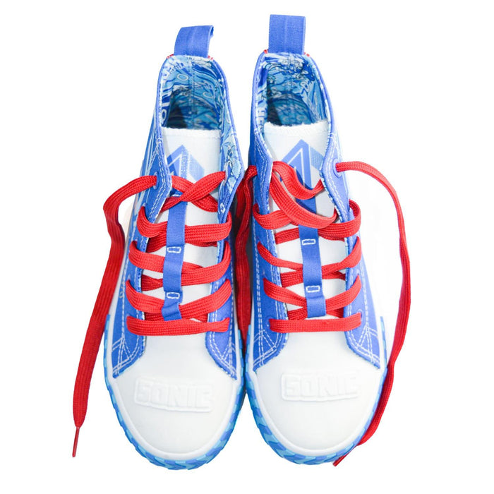 Ground Up - Ground Up Sonic the Hedgehog Children High Top Canvas Shoes - (Sizes 2Y to 4Y)