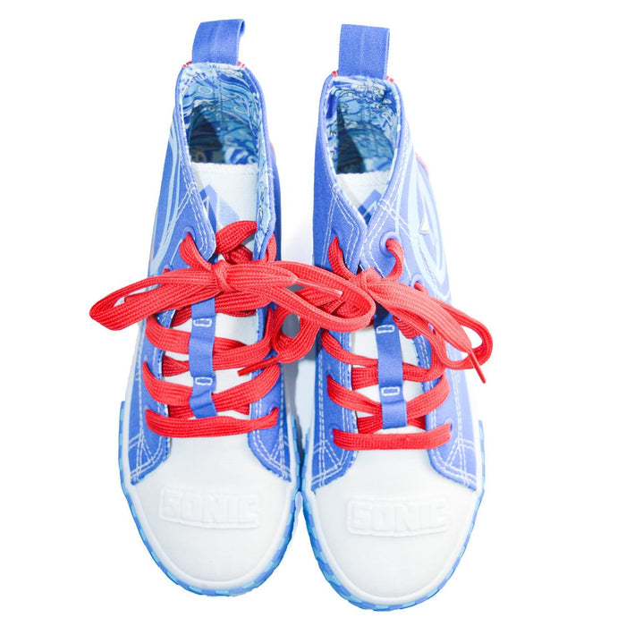 Ground Up - Ground Up Sonic the Hedgehog Children High Top Canvas Shoes - (Sizes 2Y to 4Y)