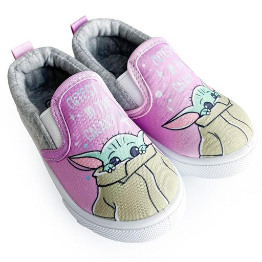 Ground Up - Ground Up Star Wars Baby Yoda Mandalorian Toddler Girls Canvas Shoes