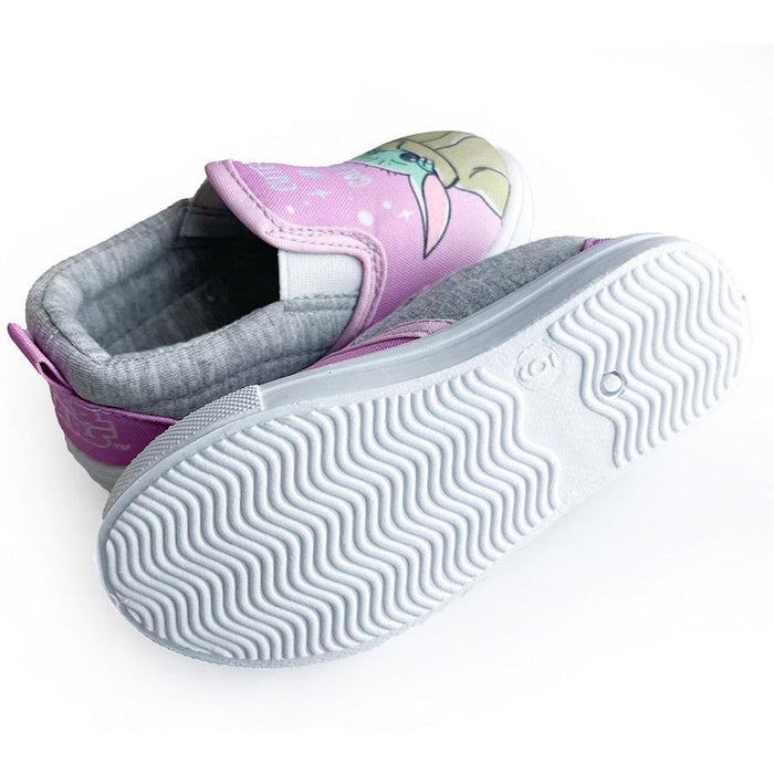 Ground Up - Ground Up Star Wars Baby Yoda Mandalorian Toddler Girls Canvas Shoes