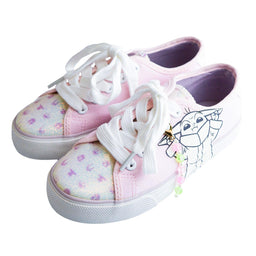 Ground Up - Ground Up Star Wars Grogu Lace-up Girls Canvas Shoes - Sizes 11 to 13