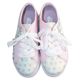 Ground Up - Ground Up Star Wars Grogu Lace-up Girls Canvas Shoes - Sizes 11 to 13