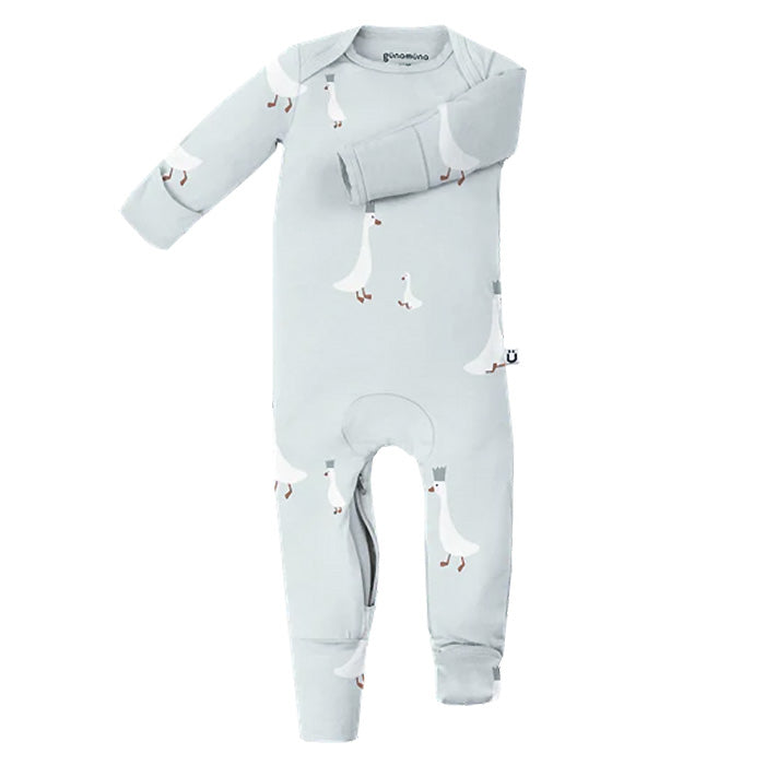 Gunamuna 2-in-1 Convertible Bamboo Baby Footie | Sizes 0 to 24m