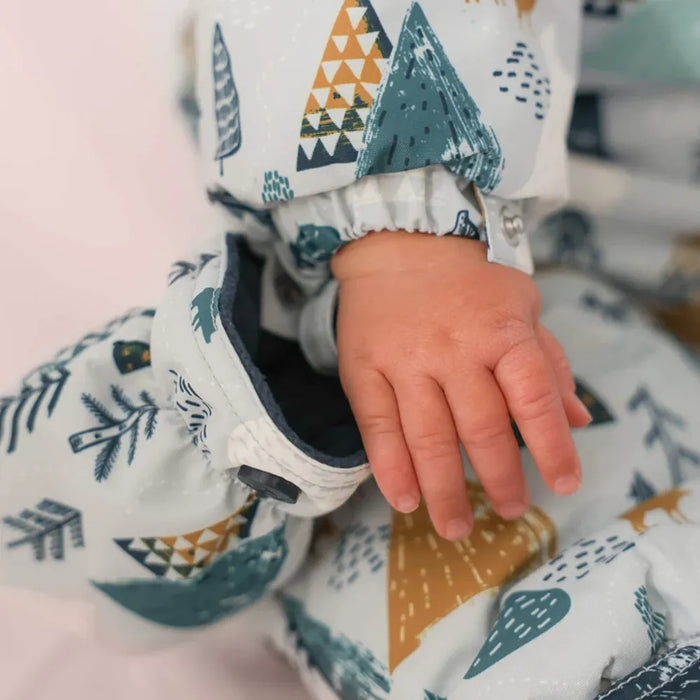 Gusti® Bing Boys Baby 1-Piece Snowsuit - Grey | Sizes 6M–12M | Style GW6BZ238