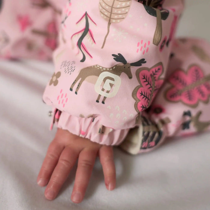 Combinaison de neige une-pièce pour bébé fille Gusti® Bambi - Rose, tailles 6M–18M | Style GW6GZ233